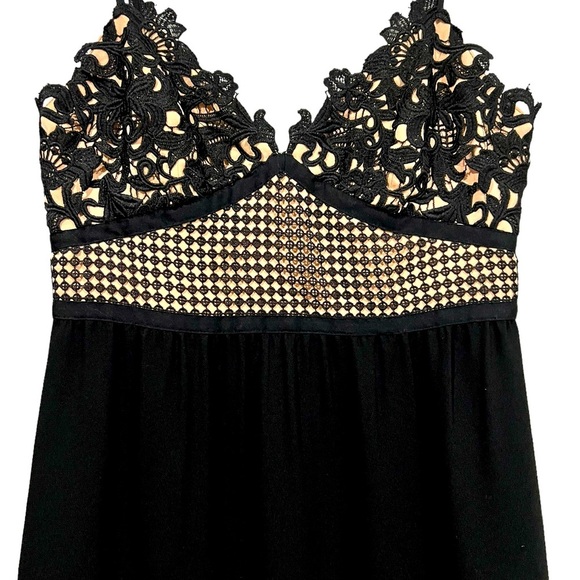 Theory Womens Melaena Black Lace Overlay Silk Lining Cocktail Dress Sz 2 - Picture 10 of 11